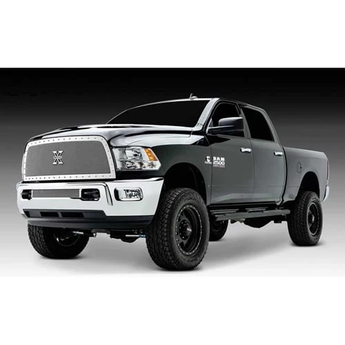 T-Rex 6714520 X-Metal Series Chrome Studded Mesh 1-Piece Replacement Grille 13-18 Ram 6.7L Cummins - Image 2