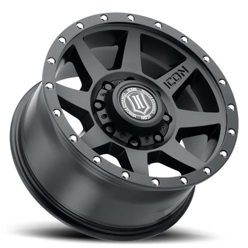 ICON Rebound Wheels | 17" 8x170  +6mm | Satin Black - Image 3