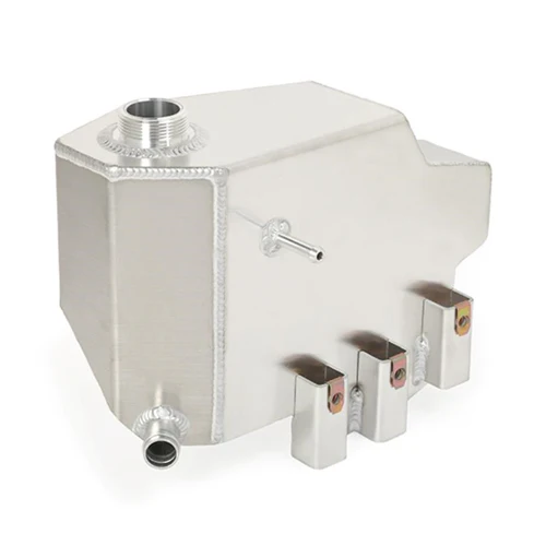 Mishimoto MMRT-F2D-08EN Aluminum Degas Tank Natural Finish 08-10 Ford 6.4L Powerstroke - Image 2