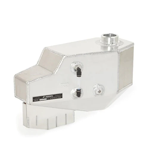 Mishimoto MMRT-F2D-08EN Aluminum Degas Tank Natural Finish 08-10 Ford 6.4L Powerstroke - Image 3