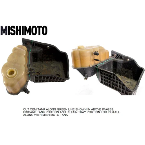 Mishimoto MMRT-F2D-08EN Aluminum Degas Tank Natural Finish 08-10 Ford 6.4L Powerstroke - Image 4