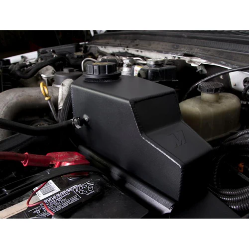 Mishimoto MMRT-F2D-08EMWBK Aluminum Degas Tank Wrinkle Black Finish 08-10 Ford 6.4L Powerstroke - Image 5