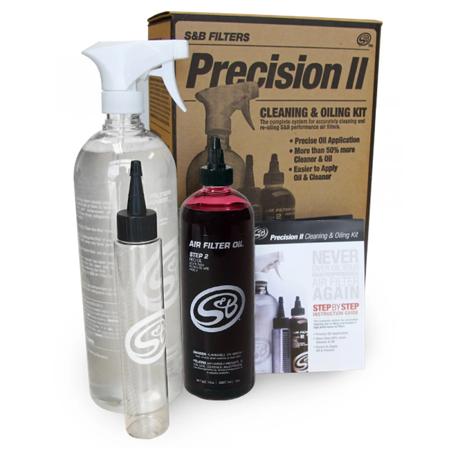 S&B Precision Cleaning and Oil Service Kit 88-0008 / 88-0009 Replaces 88-0005 - Image 2