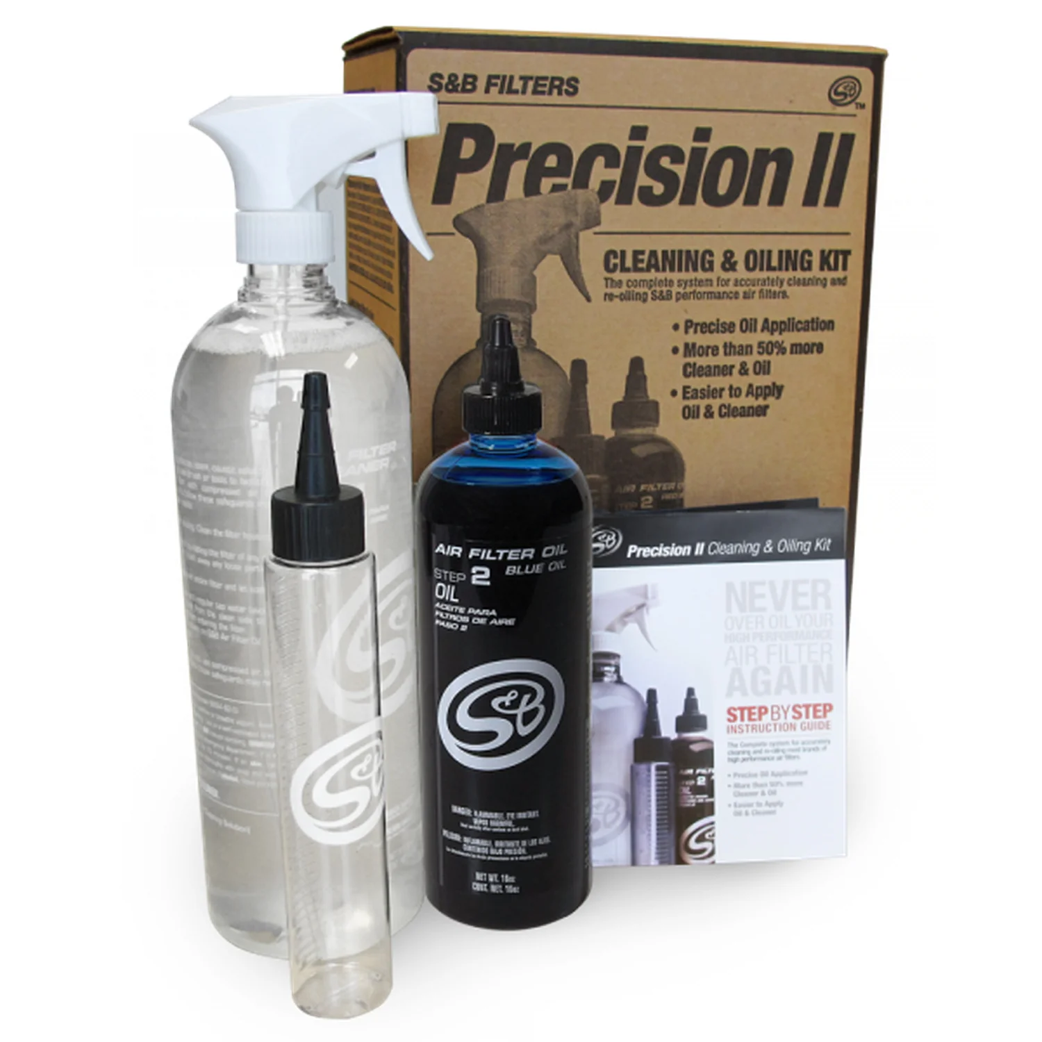 S&B Precision Cleaning and Oil Service Kit 88-0008 / 88-0009 Replaces 88-0005 - Image 3