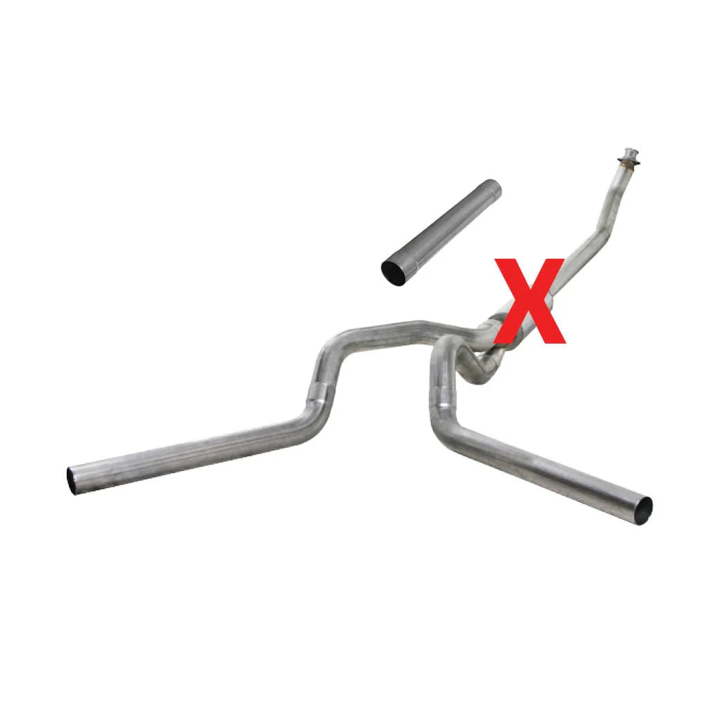 Diamond Eye 4" Aluminized Turbo Back Duals 98.5-02 Dodge 5.9L Cummins K4214A - Image 3