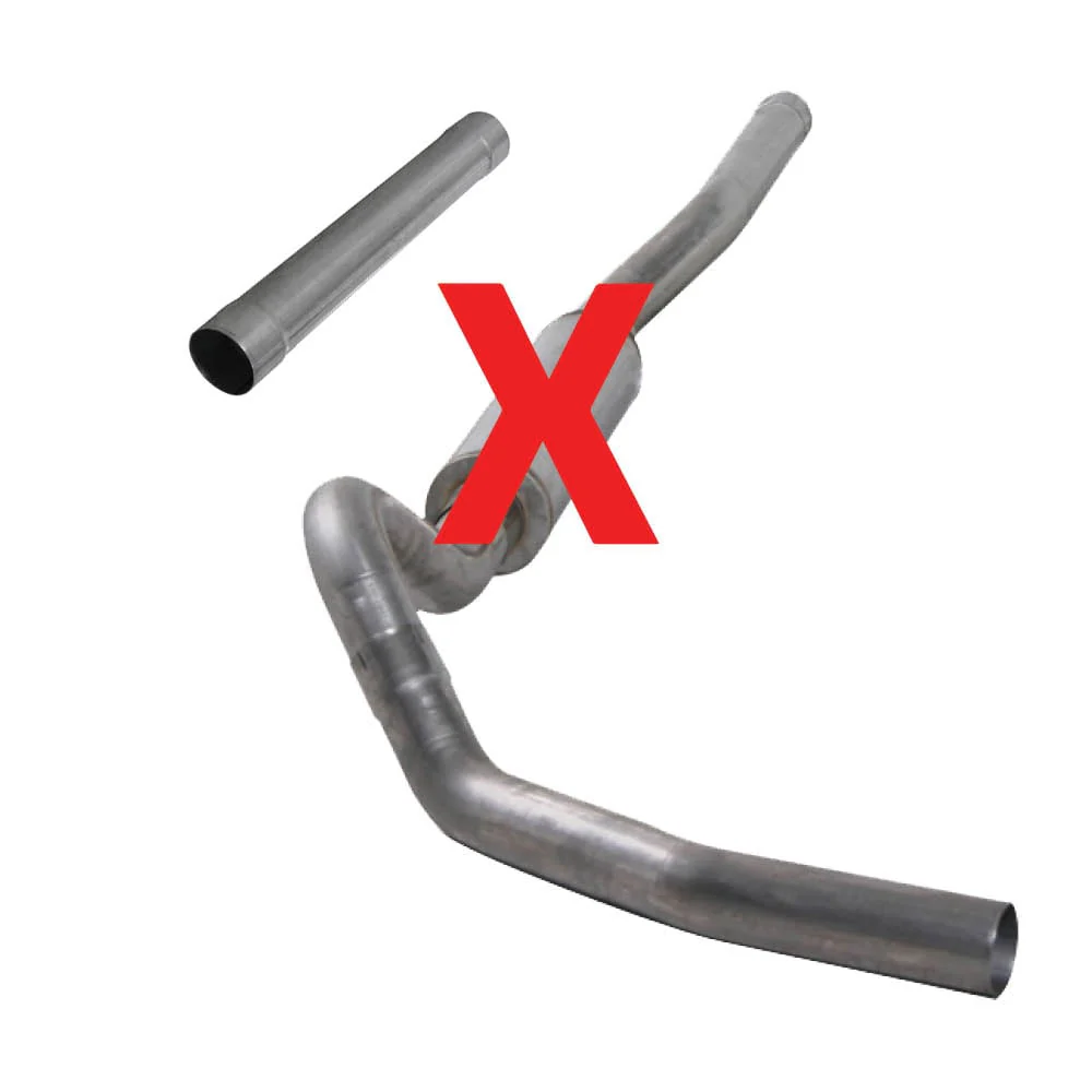 Diamond Eye 4" Stainless Steel Cat-Back Single Outlet Exhaust 06-07 6.6L LBZ Duramax K4122S - Image 5