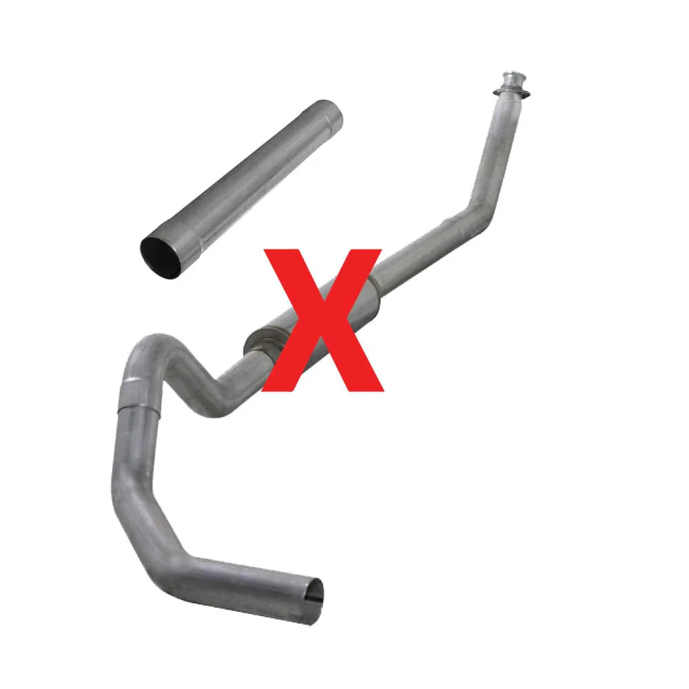 Diamond Eye 4" Stainless Steel Turbo Back Single Outlet Exhaust 98.5-02 Dodge 5.9L Cummins K4212S - Image 5