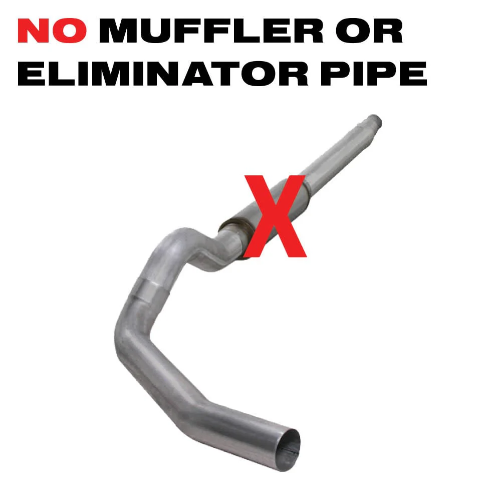 Diamond Eye 5" Aluminized Cat Back Single Outlet Exhaust 94-97 7.3L Ford Powerstroke K5316A - Image 3