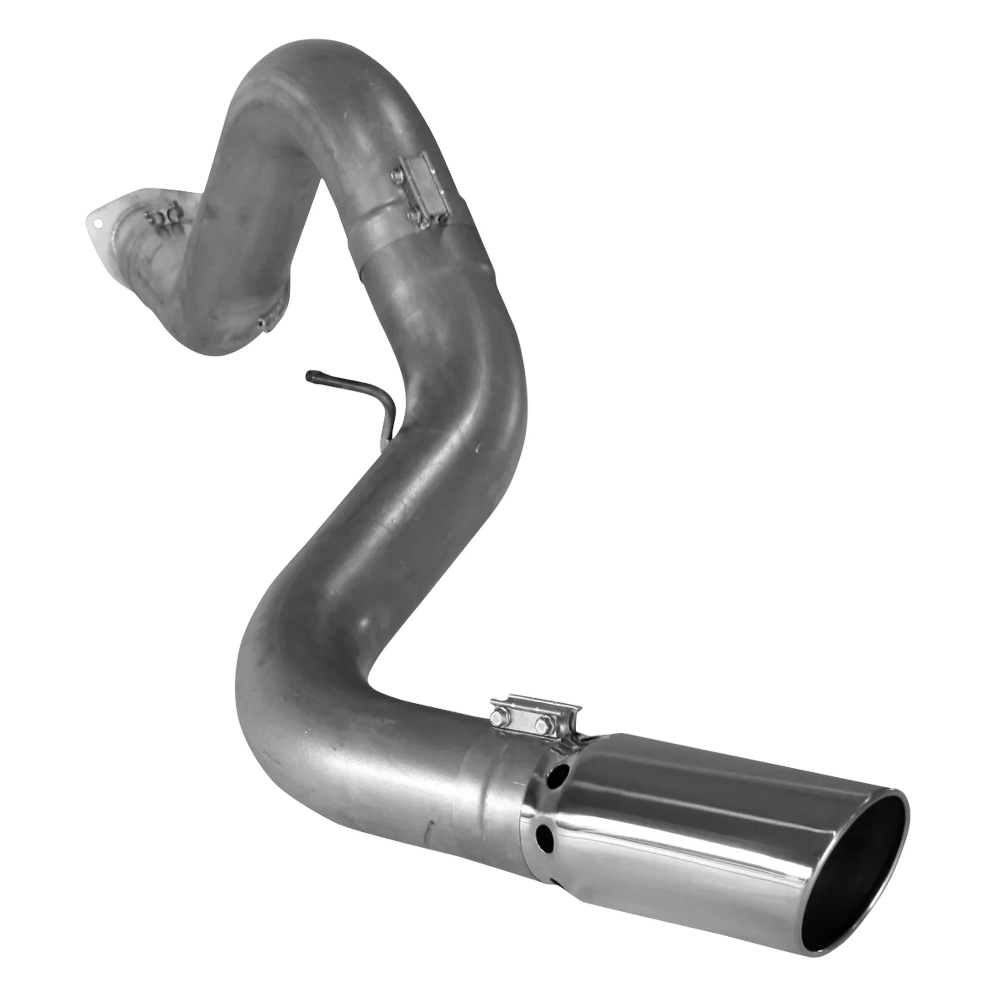 Mel's Manufacturing 5" DPF Back Exhaust System with Tip 07.5-10 GM 6.6L Duramax LMM
