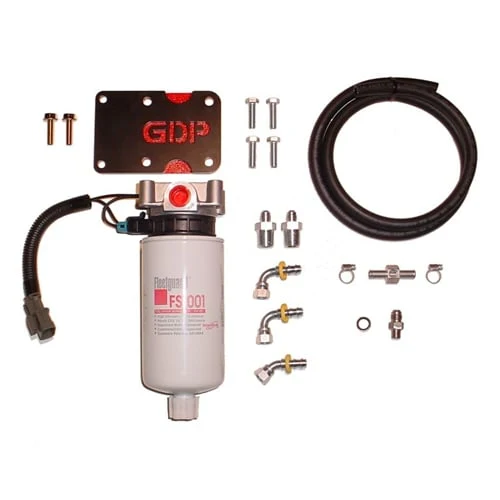 GDP MK-10 High Flow Fuel Filter (Heated) + Big Line Kit 98.5-02 Dodge 5.9L Cummins - Image 3