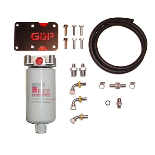 GDP MK-10 High Flow Fuel Filter (Non-Heated) + Big Line Kit 98.5-02 Dodge 5.9L Cummins - Image 4