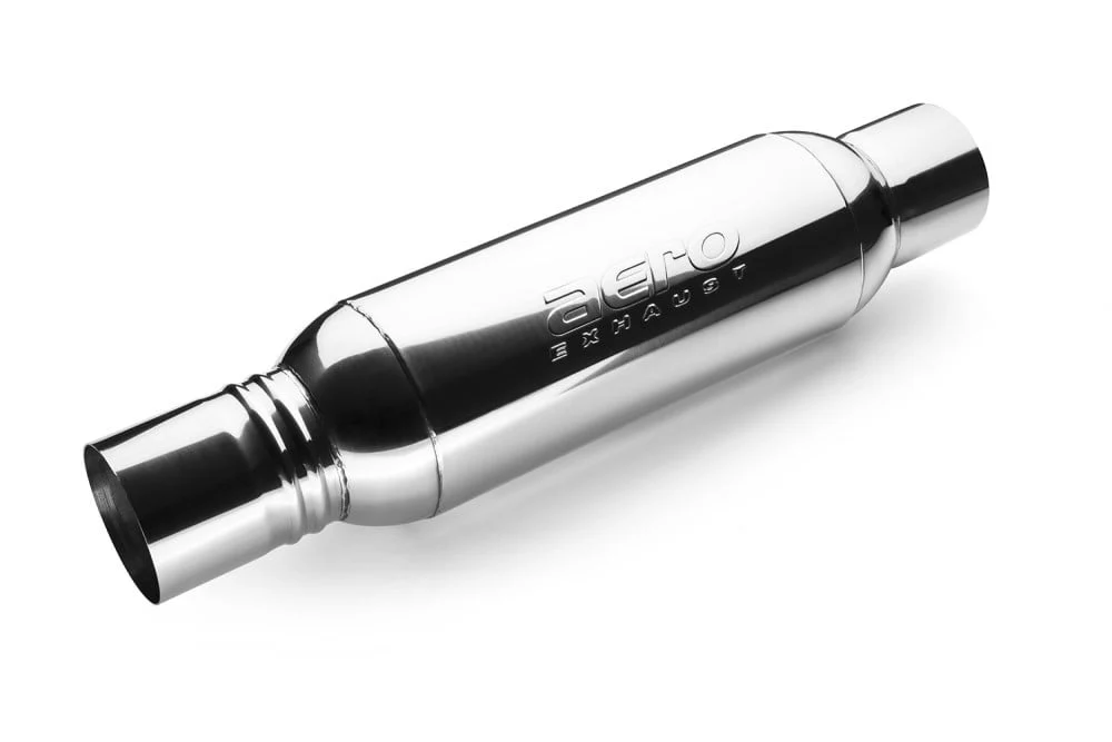Aeroturbine Resonated 4.0" In x 4.0" Out Muffler 4040XL - Image 2