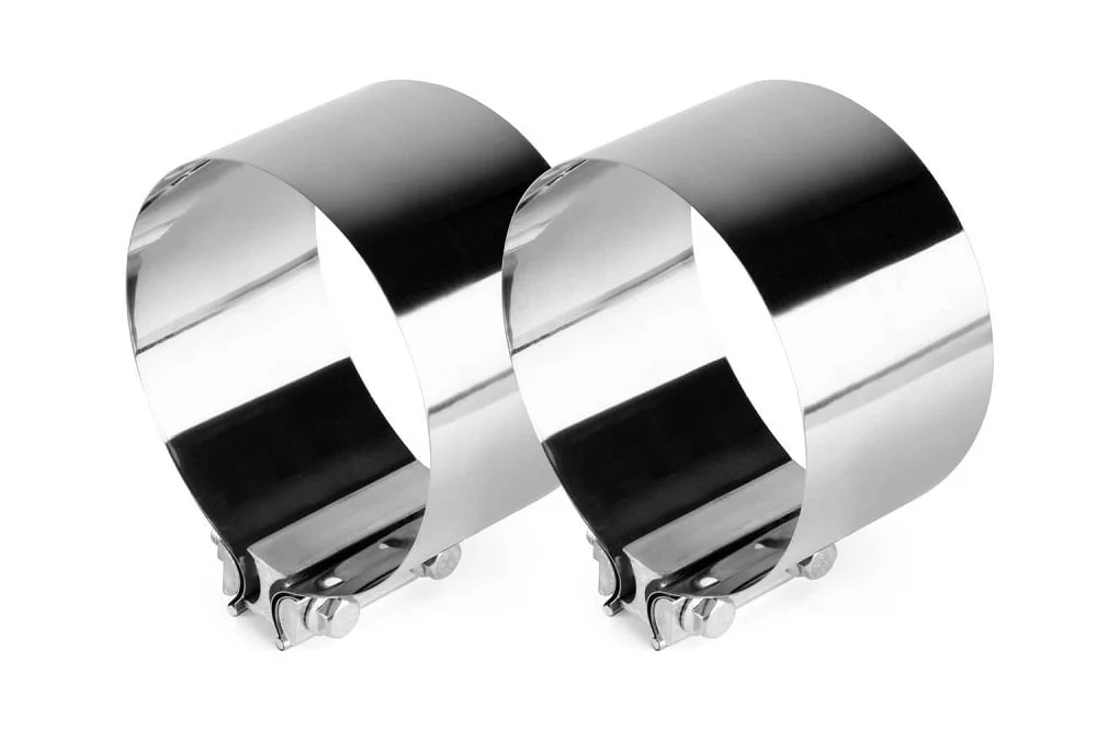 Aeroturbine 304 Stainless Steel Exhaust Lap Joint Clamps (Pair) - Image 8