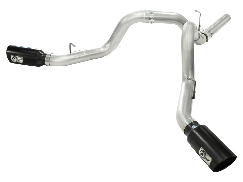 AFE ATLAS 4" Aluminized DPF-Back Exhaust System 11-16 GM 6.6L Duramax LML - Image 2