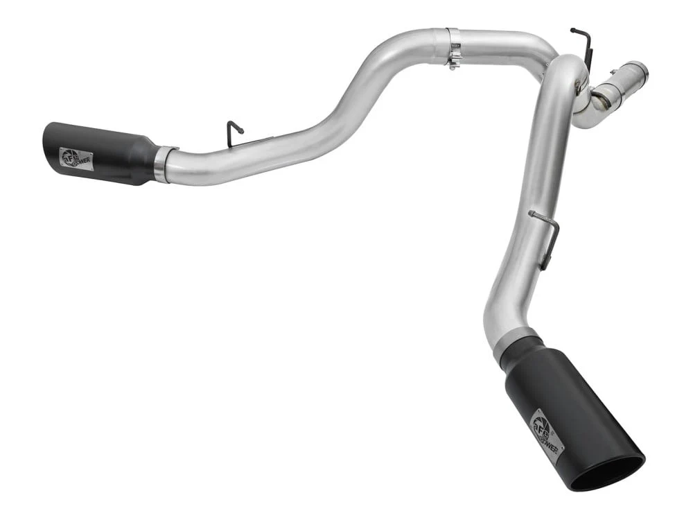 AFE ATLAS 4" Aluminized DPF-Back Exhaust System 2016 GM 6.6L Duramax LML - Image 8