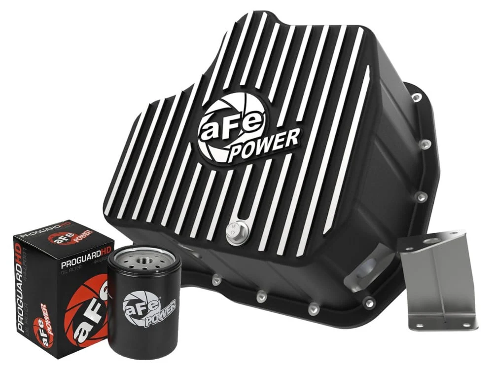 AFE Engine Oil Pan 01-10 GM 6.6L Duramax - Image 2