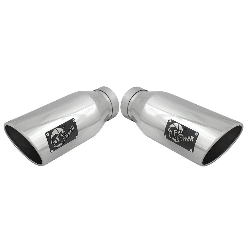 AFE Large Bore HD 4" Dual Side Exit Stainless Steel Exhaust System 15-16 Ford 6.7L Powerstroke - Image 4