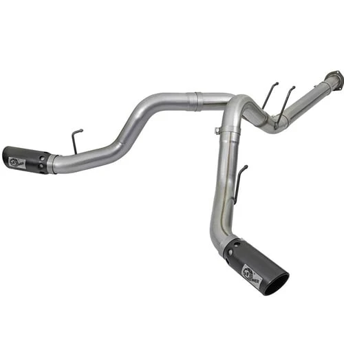 AFE Large Bore-HD 4" Stainless Dual Exhaust 17-25 Ford 6.7L Powerstroke - Image 6