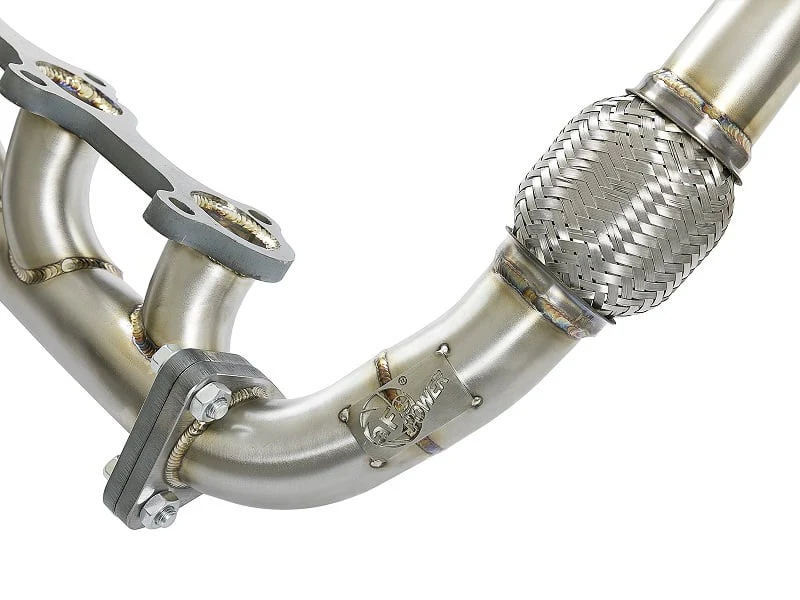 AFE Twisted Steel Headers / Up-Pipes / Down Pipe Kit 15.5-16 GM 6.6L Duramax LML - Image 4