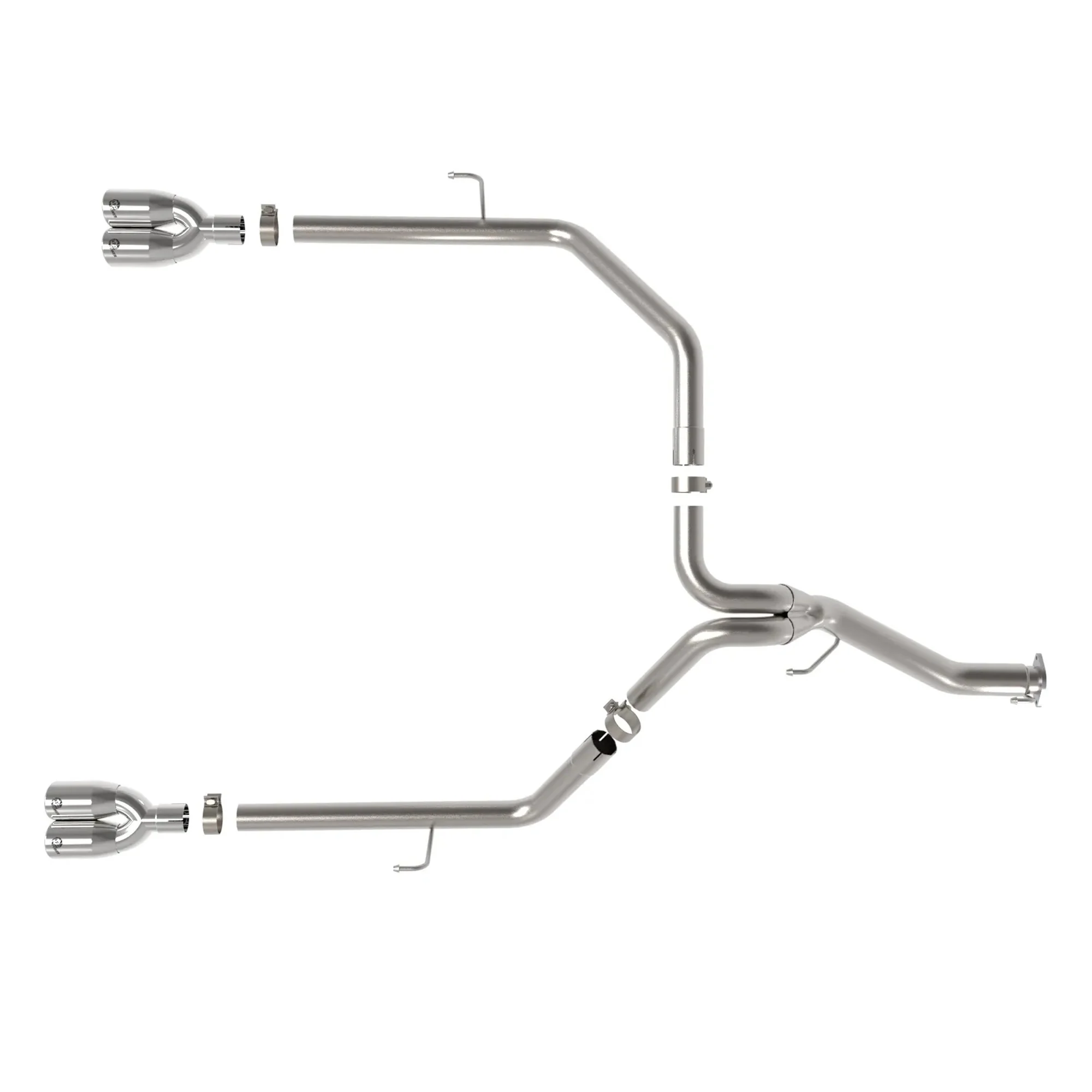 AFE Vulcan 3" to 2.5" Stainless Steel DPF-Back Exhaust 21-23 Jeep Gladiator JT 3.0L EcoDiesel - Image 4