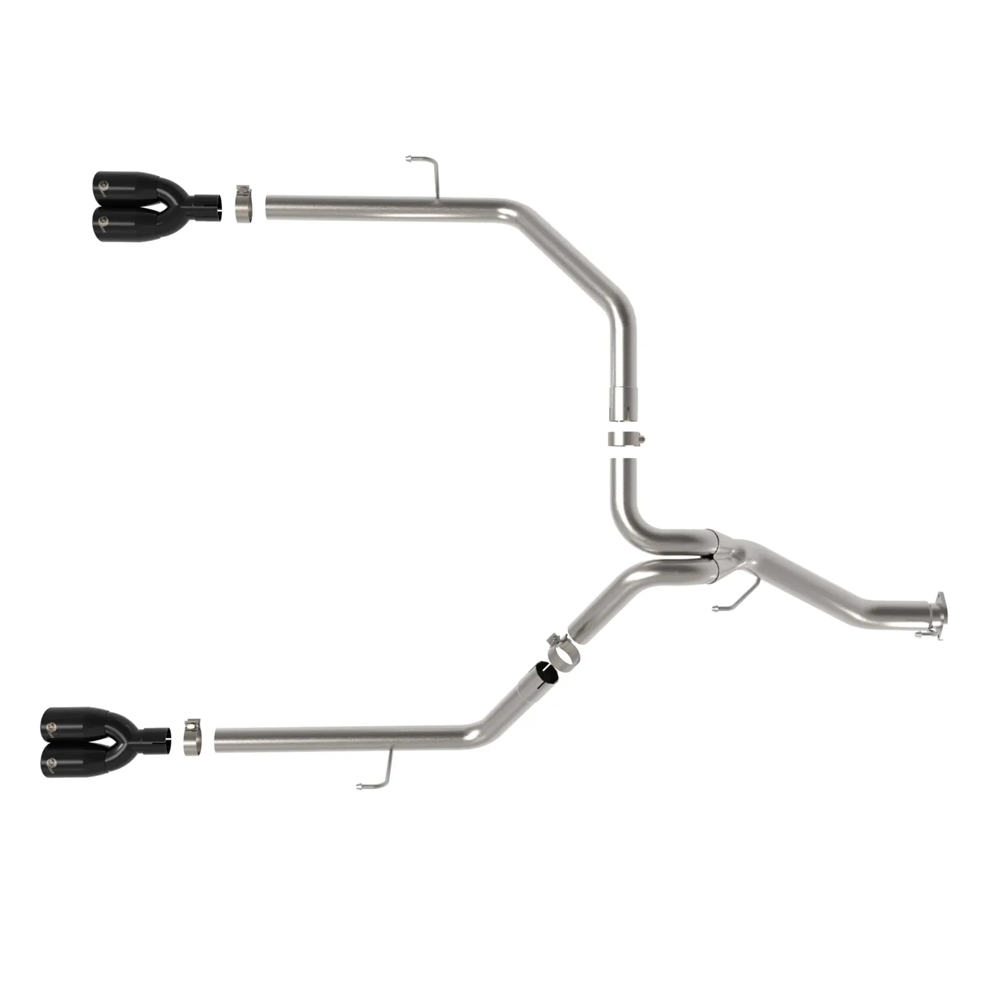 AFE Vulcan 3" to 2.5" Stainless Steel DPF-Back Exhaust 21-23 Jeep Gladiator JT 3.0L EcoDiesel - Image 5