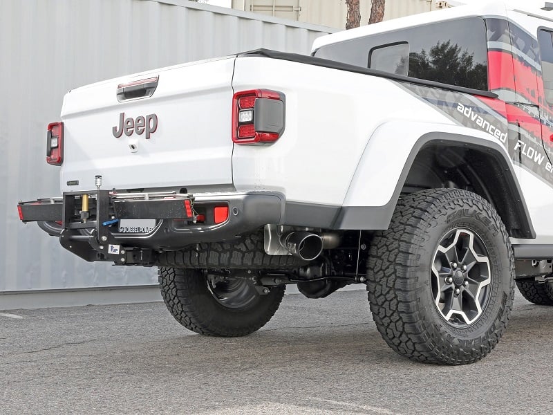 AFE Vulcan Series 3" 304 Stainless Steel DPF Back Exhaust 21-23 Jeep Gladiator JT 3.0L EcoDiesel - Image 6