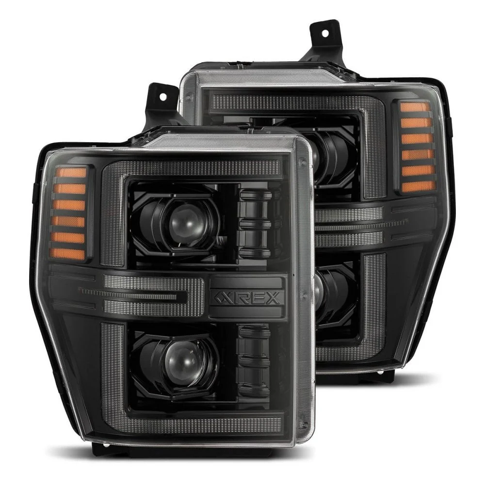 Alpharex LUXX-Series LED Projector Headlights 08-10 Ford F-250 / F-350 - Image 2