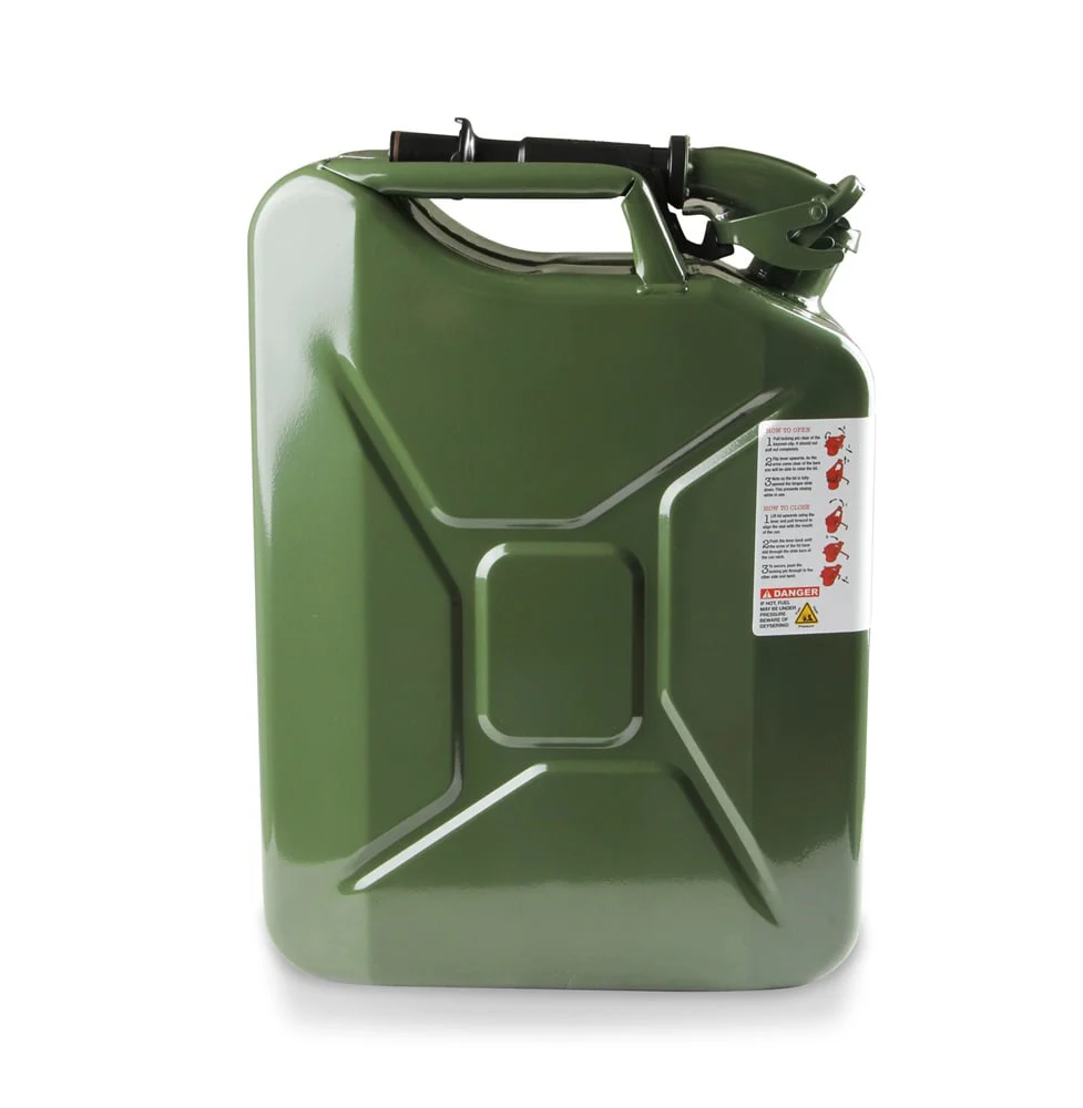 Anvil Off-Road 5.3 Gallon / 20 Liter Steel Jerry Can With Spout & Locking Cap - Image 3