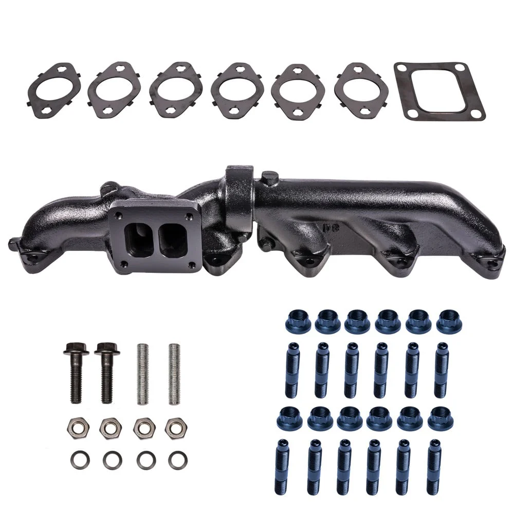 ATS Pulse Flow 2 Piece Exhaust Manifold Kit (T4) 03-07 Ram 5.9L Cummins - Image 2