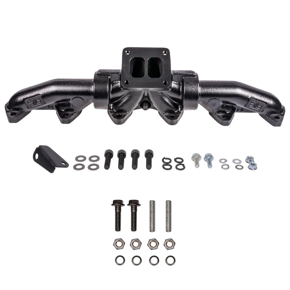 ATS Pulse Flow 3 Piece Exhaust Manifold Kit (T4) 98.5-02 Ram 5.9L Cummins - Image 2