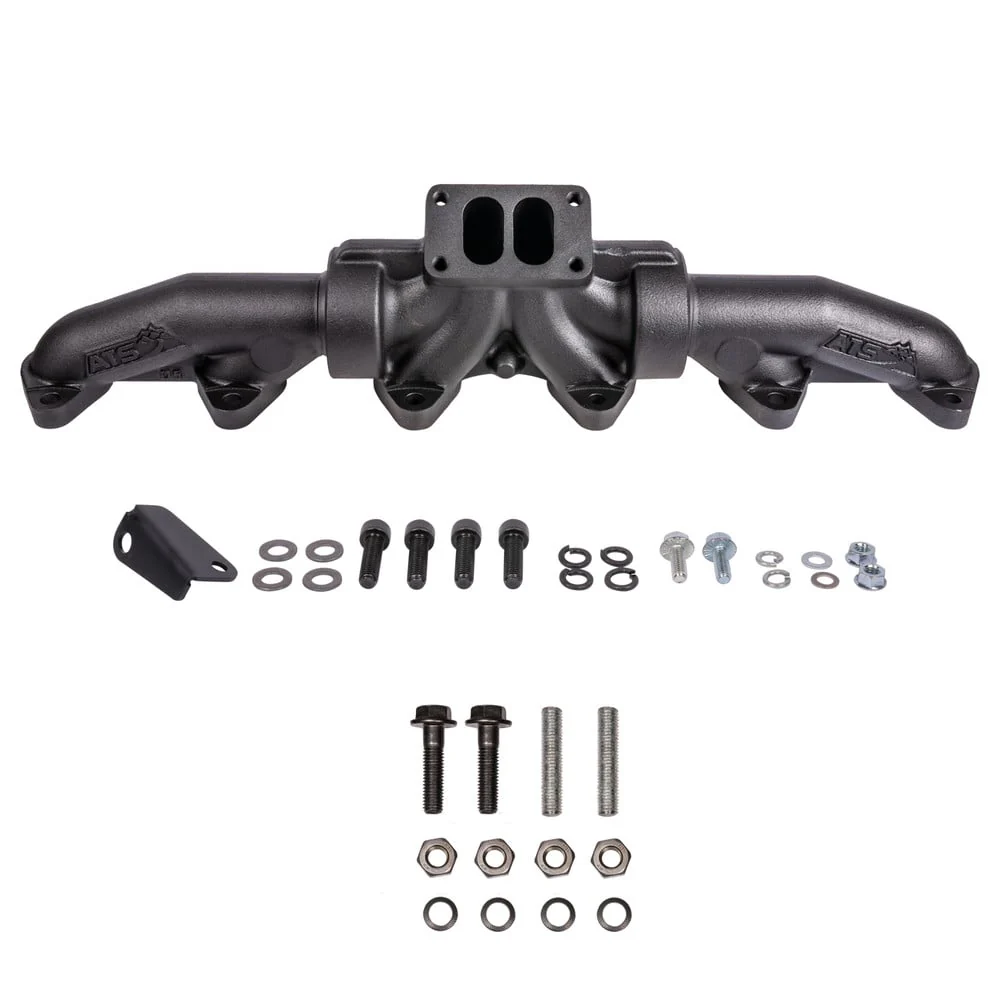 ATS Pulse Flow 3 Piece Exhaust Manifold Kit (T3) 94-98 Ram 5.9L Cummins - Image 6