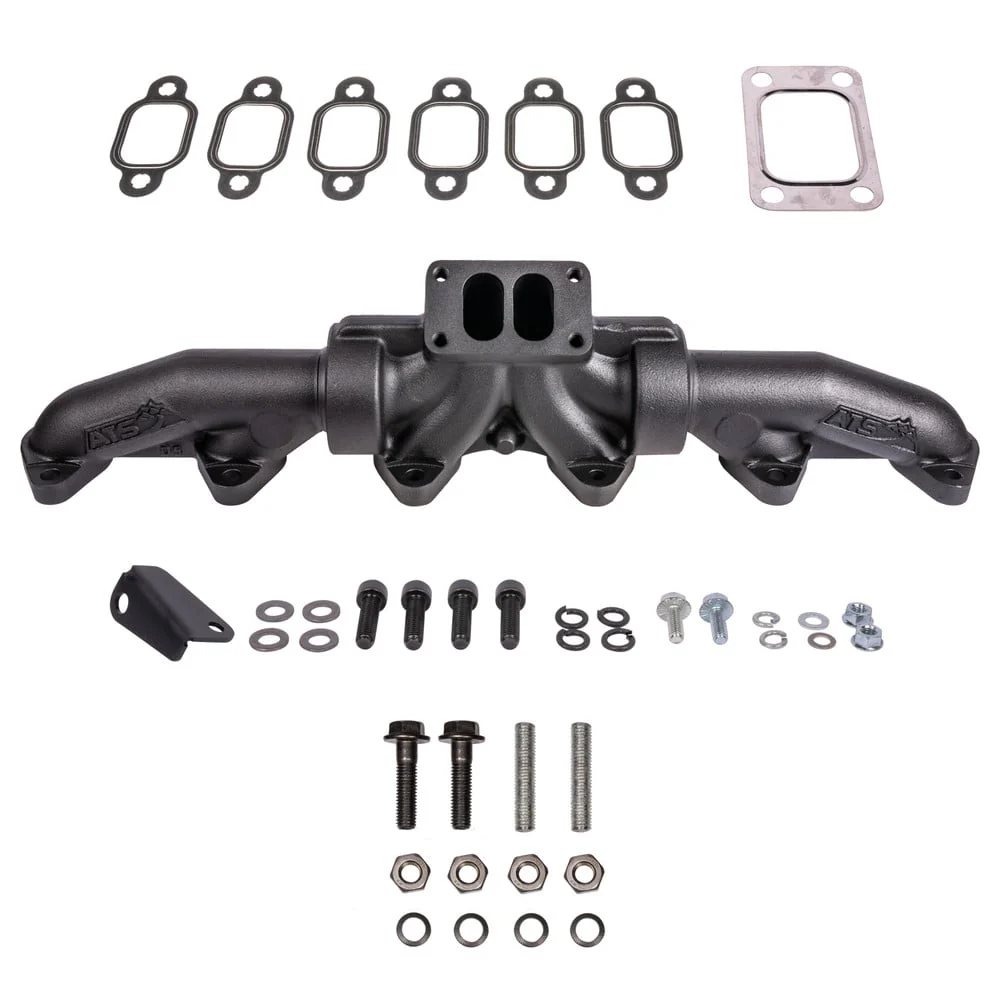 ATS Pulse Flow 3 Piece Exhaust Manifold Kit (T3) 94-98 Ram 5.9L Cummins - Image 7