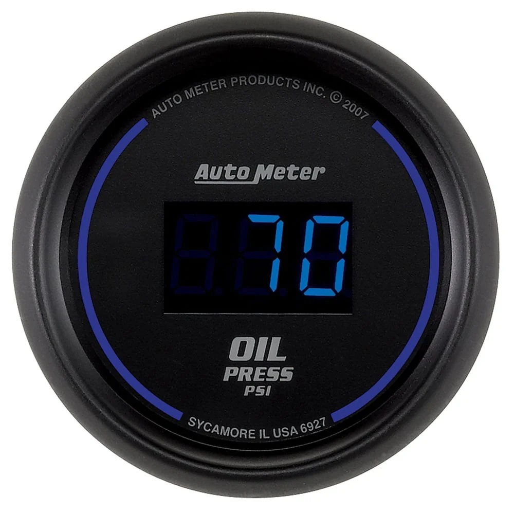 Auto Meter 2-1/16" Cobalt Digital Oil Pressure Gauge 5-100 PSI