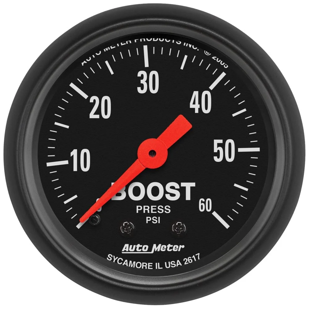 Auto Meter 2-1/16" Z-Series Boost Gauge | 0-35 PSI | 0-60 PSI | 0-100 PSI - Image 3