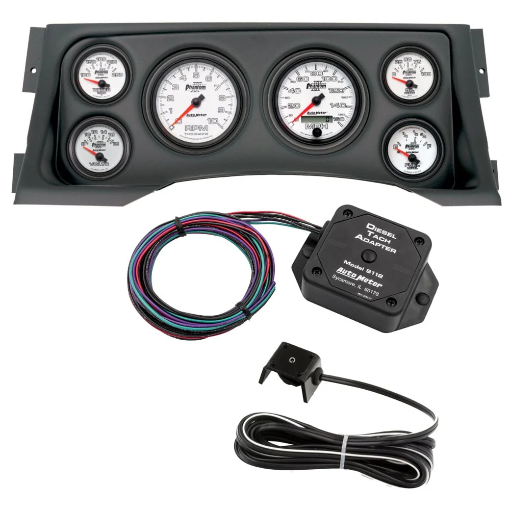 Auto Meter InVision Direct Fit LCD Digital Dash Kit 95-98 GM 6.5L Detroit - Image 2