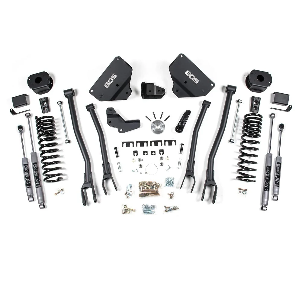 BDS Suspension 4" 4-Link Lift System 14-18 Ram 2500 6.7L Cummins 4wd w/ Rear Air Ride - Image 10