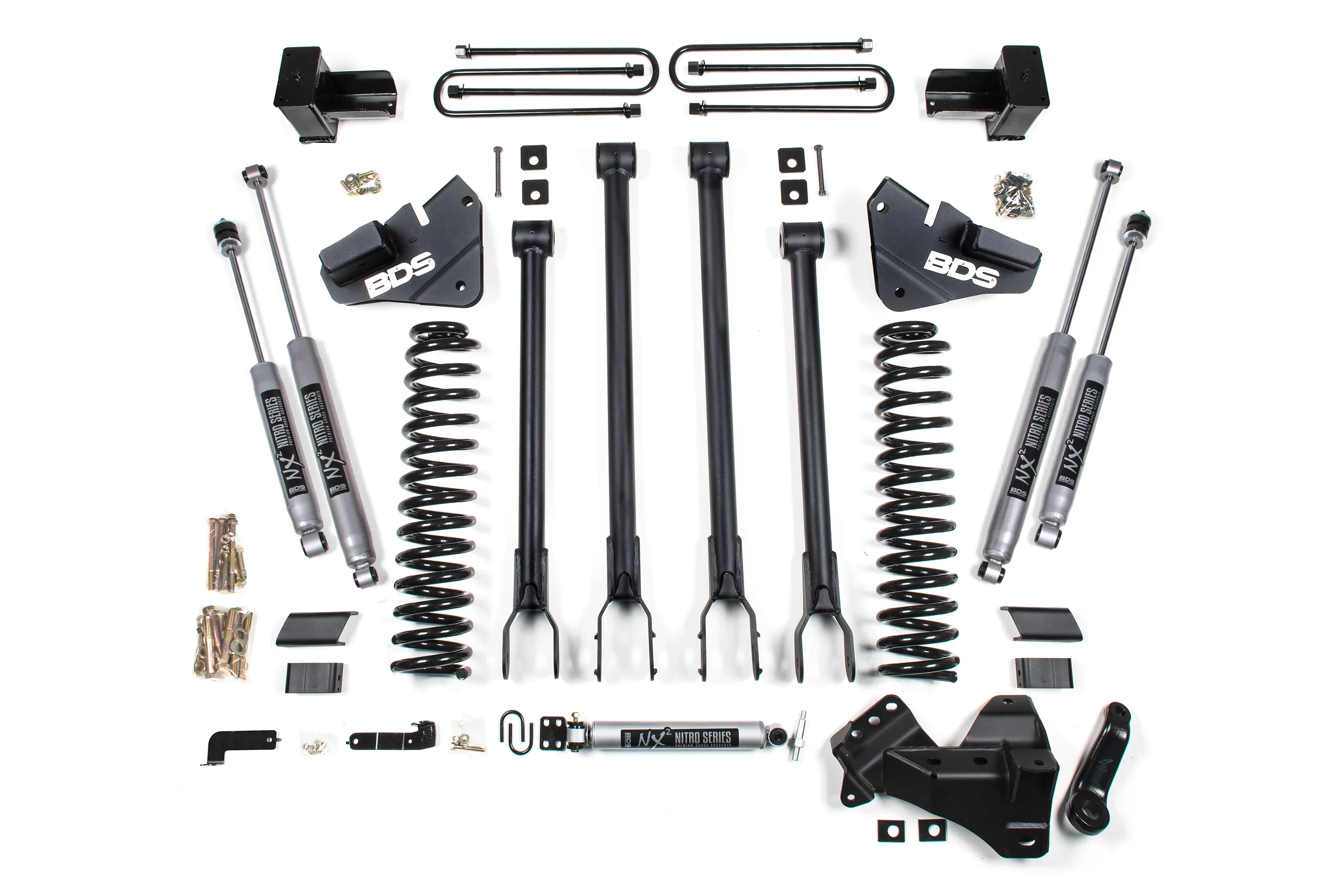 BDS Suspension 5" Lift 4-Link Suspension System 20-22 Ford 6.7L Powerstroke F250/350 4WD - Image 2