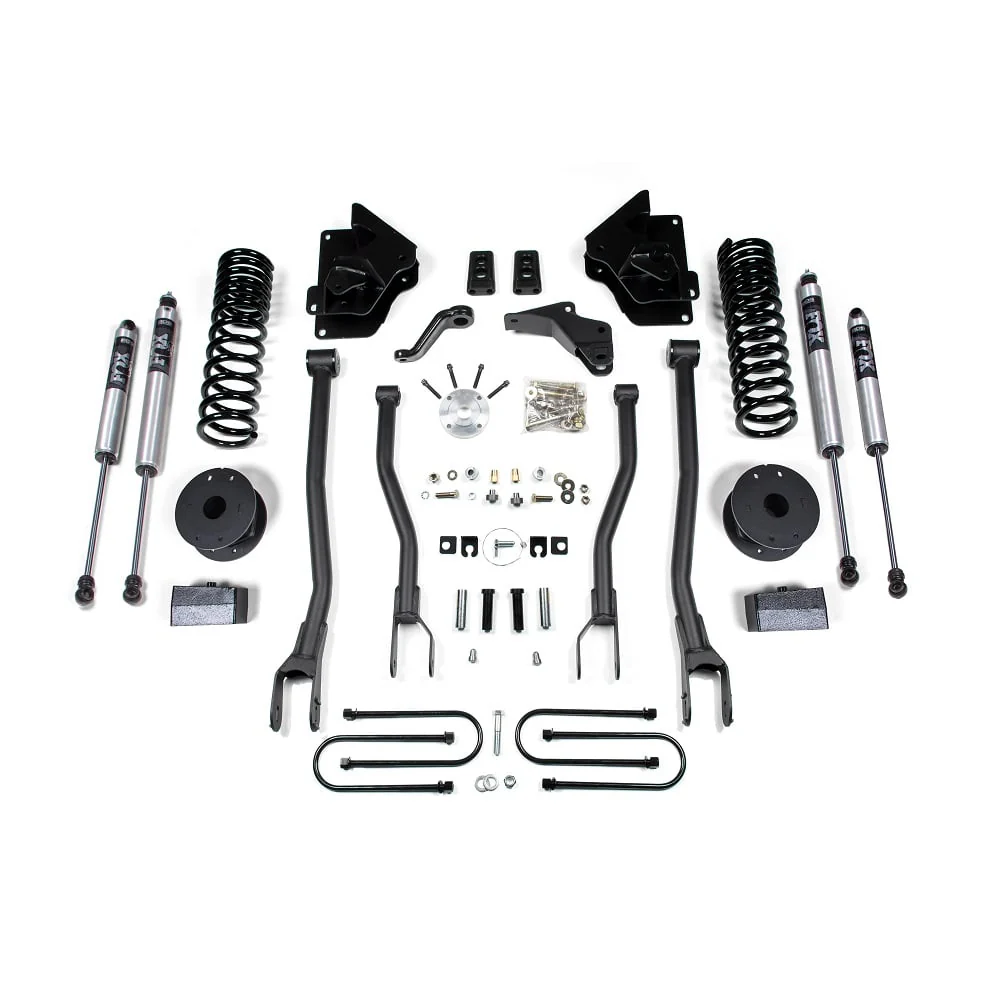 BDS Suspension 4" 4-Link Lift Kit 13-18 Ram 3500 w/Factory Air - Image 2