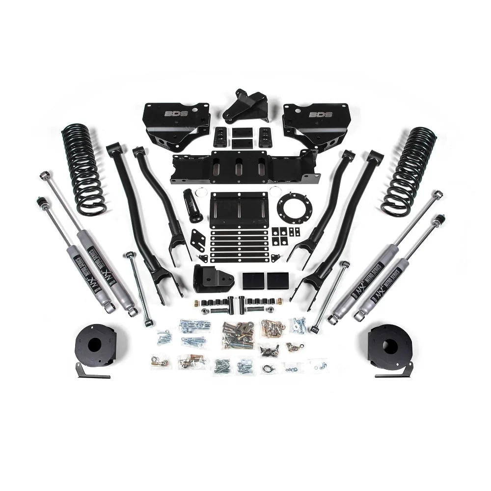 BDS Suspension 4" 4-Link Lift Kit 19-24 Ram 6.7L Cummins 2500 w/ Factory Air - Image 3