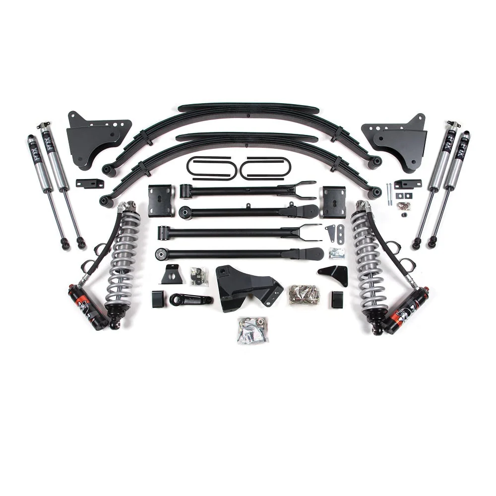 BDS Suspension 4" Lift Kit 4-Link FOX 2.5 Elite Coilover Conversion 11-16 Ford 6.7L Powerstroke 4WD - Image 2