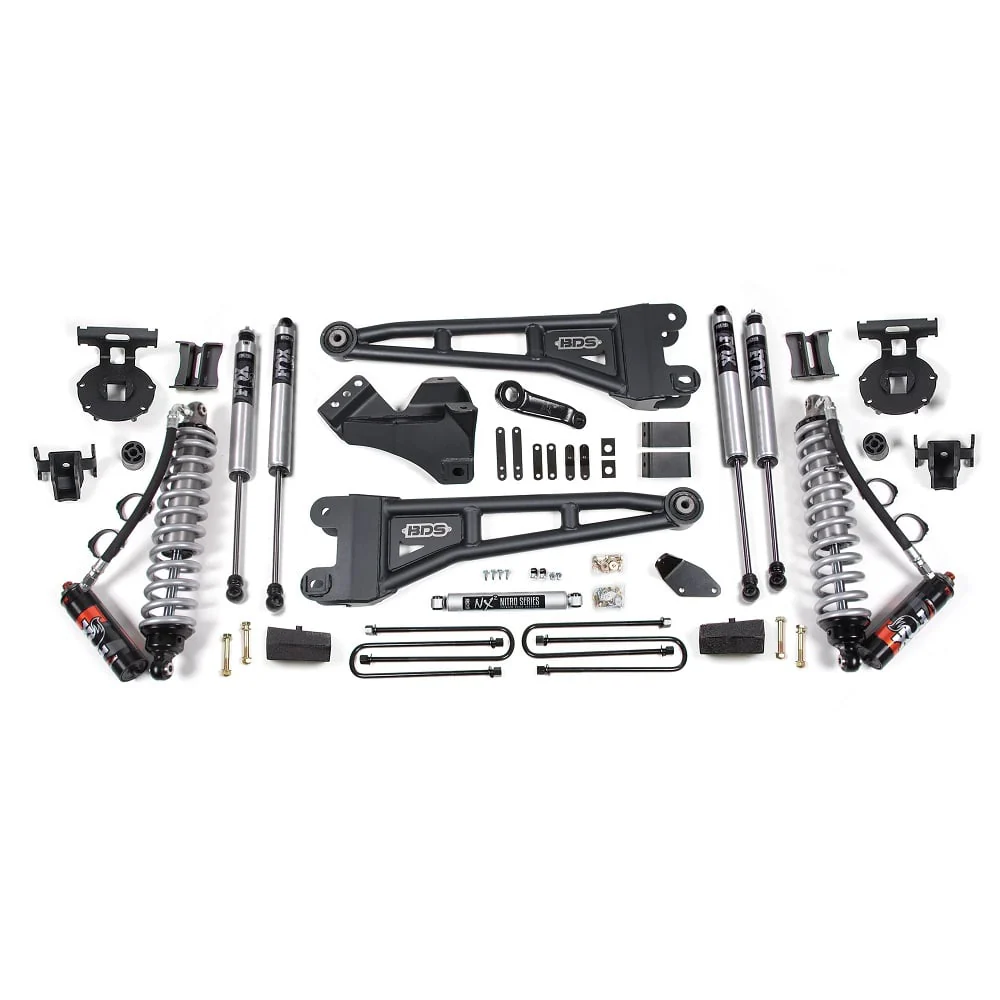 BDS Suspension 4" Radius Arm Coilover Lift Kit 05-07 Ford 6.0L Powerstroke F250 / F350 - Image 2