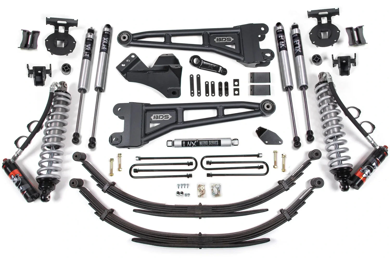 BDS Suspension 4" Radius Arm Coilover Lift Kit 08-10 Ford 6.4L Powerstroke F250 / F350 - Image 2