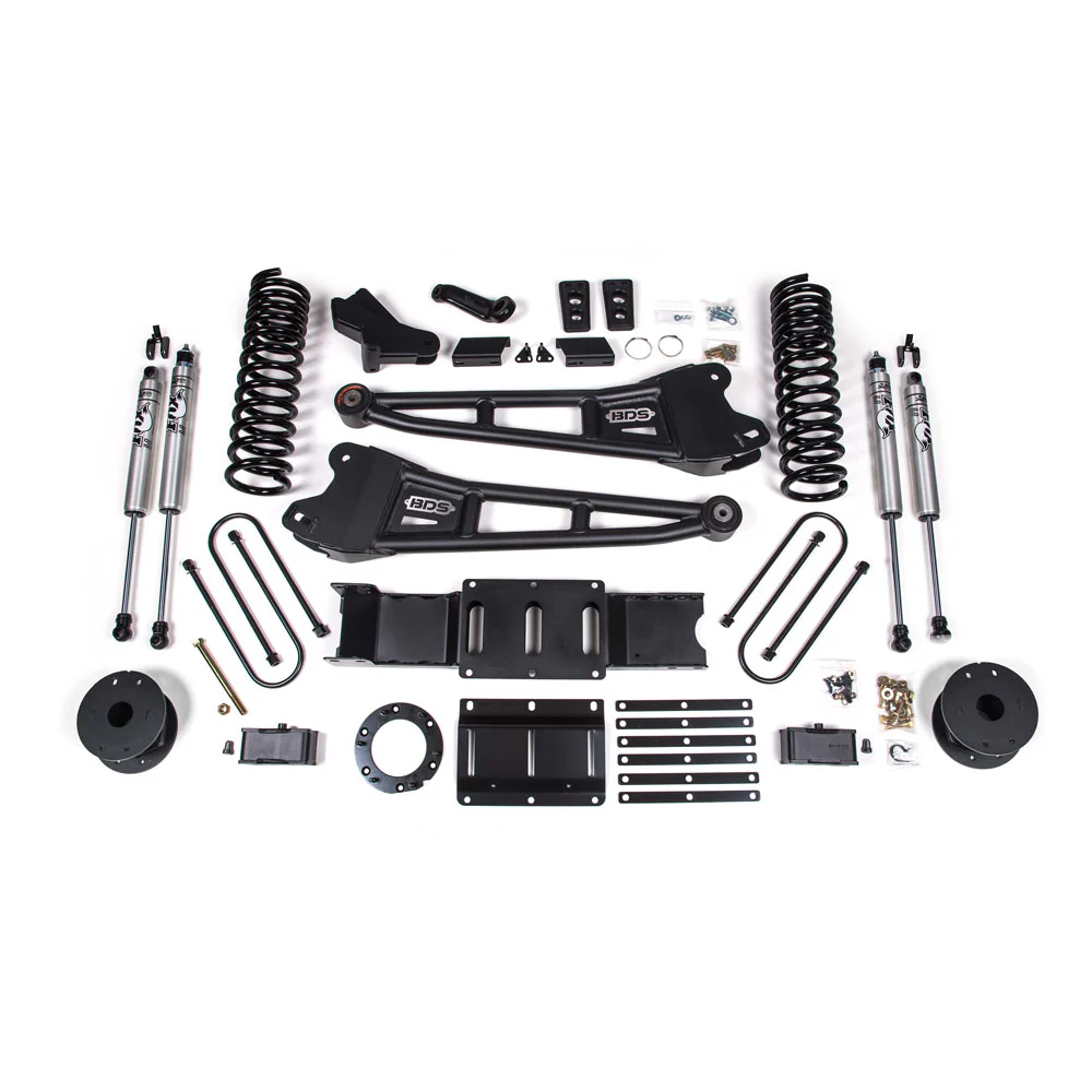 BDS Suspension 4" Radius Arm Lift Kit 19-22 Ram 6.7L Cummins 3500 w/Factory Air