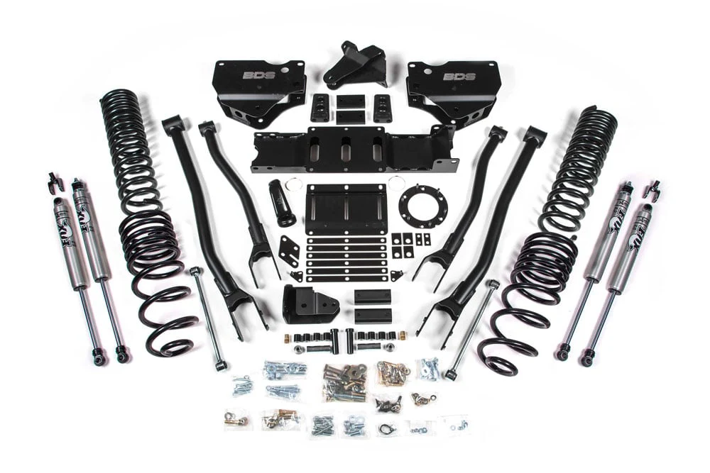 BDS Suspension 4" 4 Link Lift Kit 19-22 Ram 6.7L Cummins 2500 w/ Rear Coils - Image 2