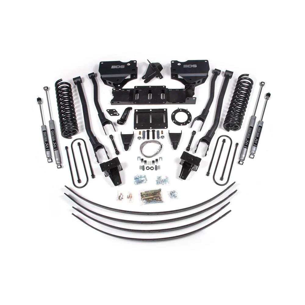 BDS Suspension 8" 4-Link Lift Kit 19-24 Ram 6.7L Cummins 3500 - Image 2