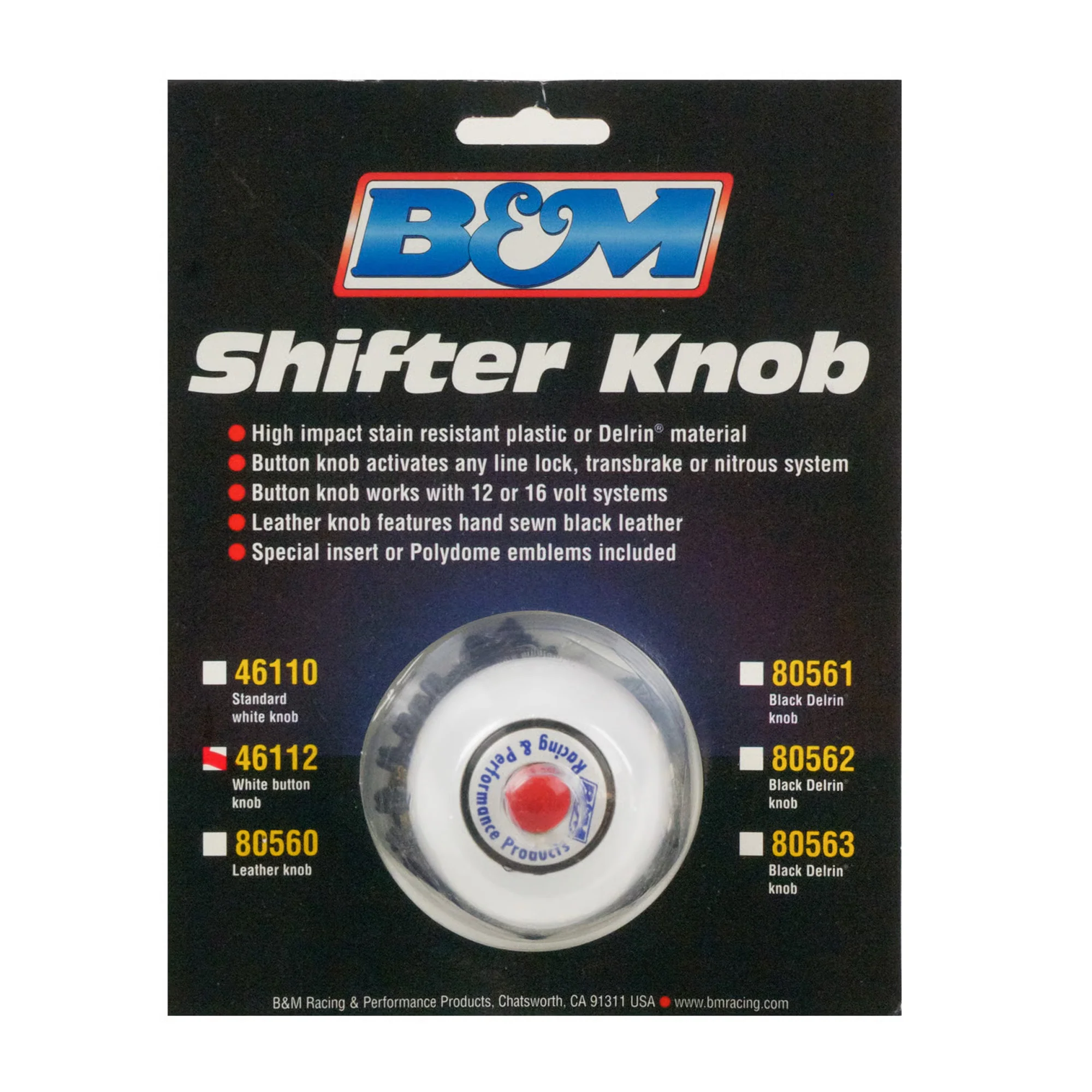 B&M Shift Knob With 12-Volt Momentary Switch - Image 6