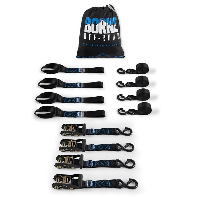 Borne Off-Road Heavy Duty Ratchet Tie-Down Kits - Image 2