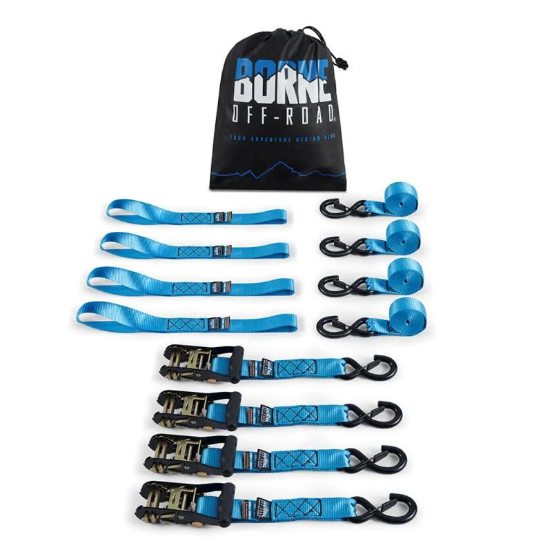 Borne Off-Road Heavy Duty Ratchet Tie-Down Kits - Image 3