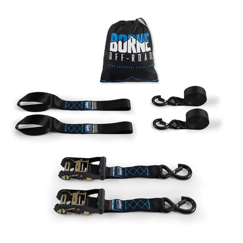 Borne Off-Road Heavy Duty Ratchet Tie-Down Kits - Image 4