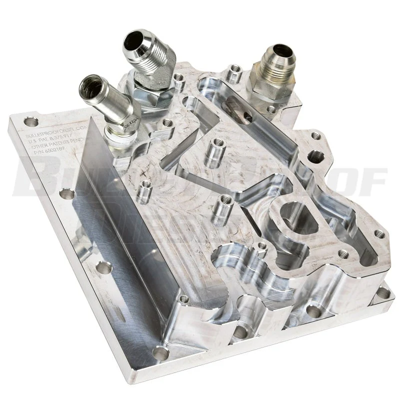 BulletProof OEM Style Oil Cooler Remote Mount Kit 03-07 Ford 6.0L Powerstroke - Image 2